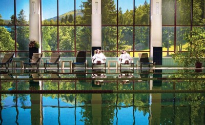 Goście hotelu Interferie Sport Hotel BORNIT w górach (miejscowość Szklarska Poręba) mogą liczyć na basen funkcjonujący na terenie obiektu.