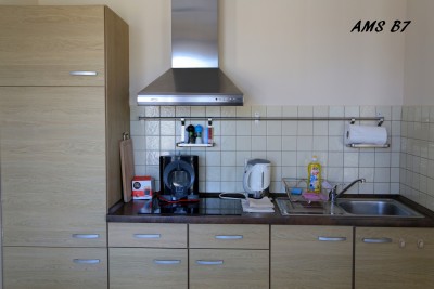 Dzięki aneksowi kuchennemu goście apartamentu Apartament AMS w Rewalu mają pełną swobodę w samodzielnej realizacji swoich kulinarnych fantazji.