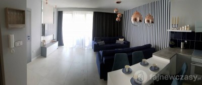 Tak prezentuje się jeden z pokoi w apartamencie Premium Apartamenty Klifowa Rewal nad morzem w woj. zachodniopomorskim