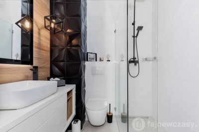 Fotografia przedstawia łazienkę w apartamencie Premium Apartamenty Klifowa Rewal