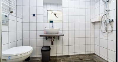 Fotka przedstawia łazienkę w apartamencie Babie Lato