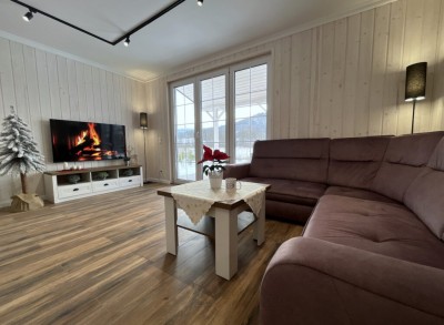 Sofka w pokoju - dom do wynajęcia Lawendowy Zakątek pod Śnieżką
