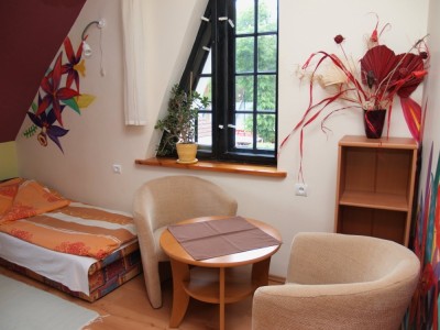 Fotka wnętrza pokoju w domku letniskowym Domki i pokoje KLARA