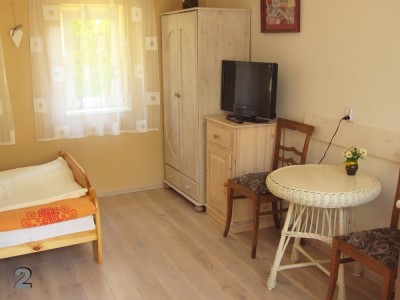 Zdjęcie wnętrza pokoju w pensjonacie Domki i pokoje KLARA