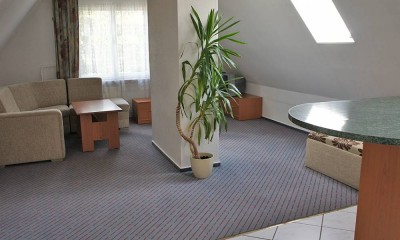 Na fotografii przedstawiony jest pokój w pokoju CORUM w którym będziecie mogli Państwo się zatrzymać podczas wypoczynku w Karpaczu