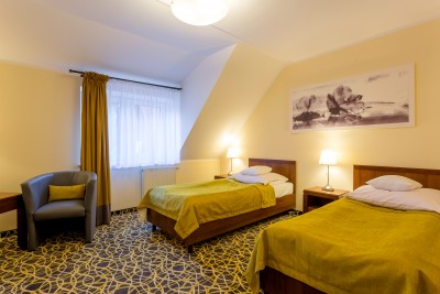 Fotografia przedstawia łóżko | SPA Hotel RELAKS*** Wellness & SPA. Karkonosze