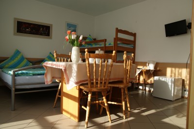 SONIA w Niechorzu to obiekt (z kategorii domu gościnnego),w którym goście mają do dyspozycji jadalnię.