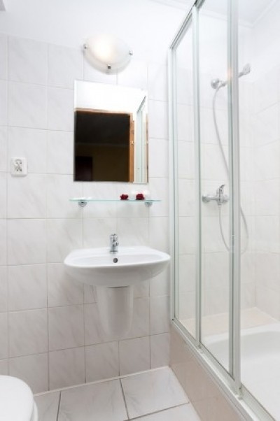 Na fotografii widzimy łazienka w hotelu JANTAR SPA nad morzem