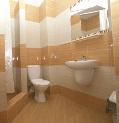 Tak prezentuje się łazienka w pokoju DIAMENT (ul. Słonecznikowa 1a, 72-344 Rewal)
