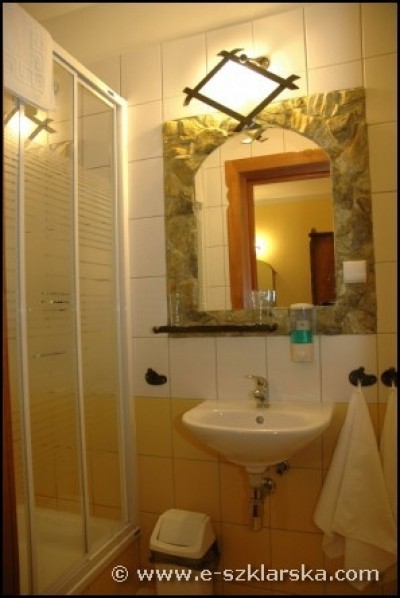 Hotel Agat w górach posiada tak wyposażone łazienki