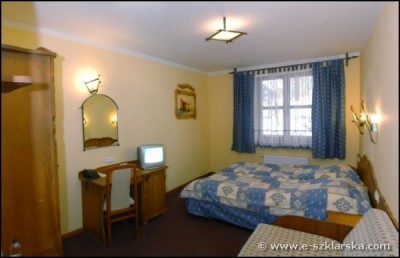 W takim pokoju można wypocząć w hotelu Agat w górach w Szklarskiej Porębie