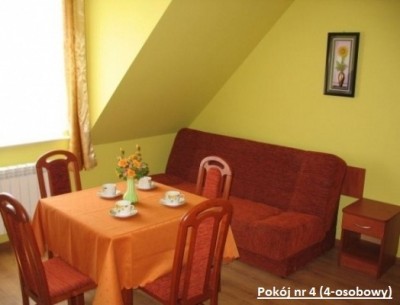 Dom Gościnny VIRGO w Pustkowie to obiekt (z kategorii pensjonatu),w którym goście mają do dyspozycji jadalnię.