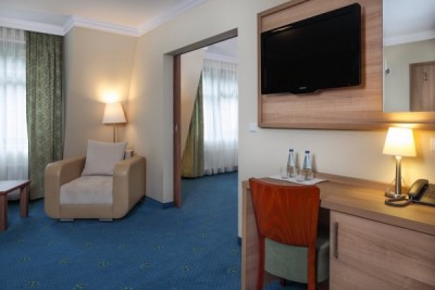 Fotka przedstawia pokój w hotelu Hotel & SPA Greno *** w Karpaczu (woj. dolnośląskie)