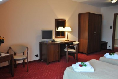 Na zdjęciu widzimy pokój w hotelu Hotel DZIKI POTOK *** Konferencje & SPA (ul. Myśliwska 22, 58-540 Karpacz, woj. dolnośląskie)