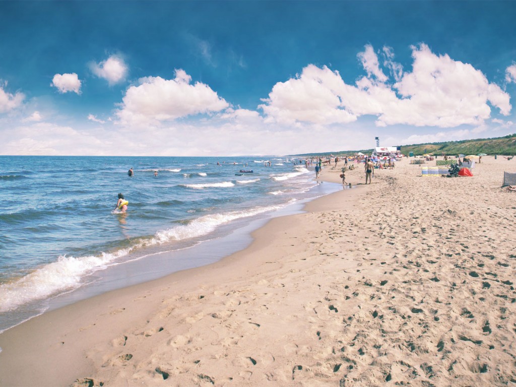 Plaża w Piaskach